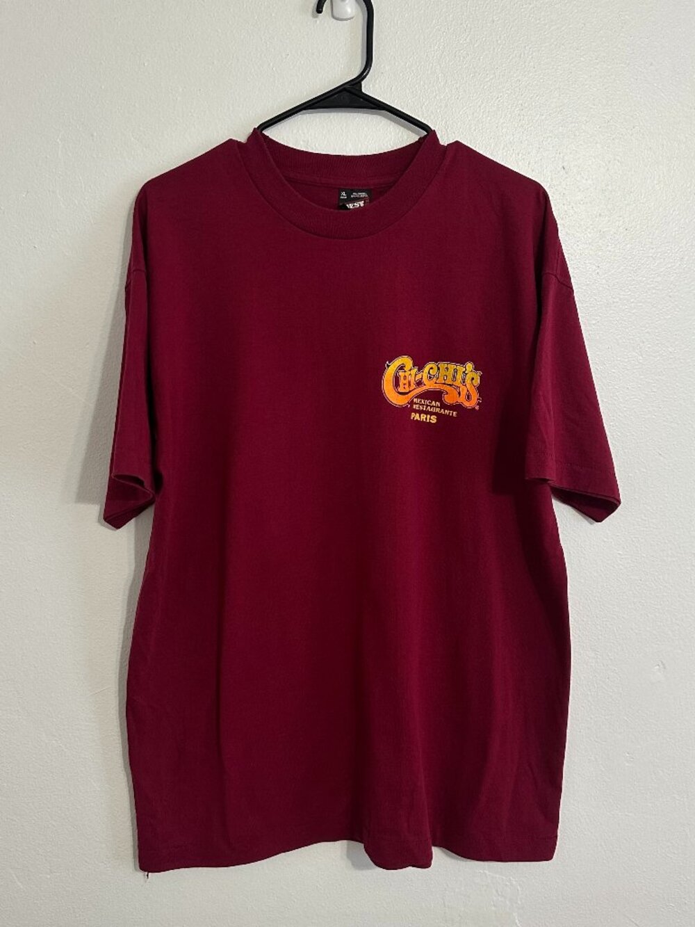 Vintage 1991 Chi-Chi’s Paris Tropical Bird Graphic T-Shirt XL